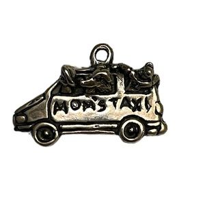 Mom’s Taxi Sterling Silver Jewelry Charm #travel #mom